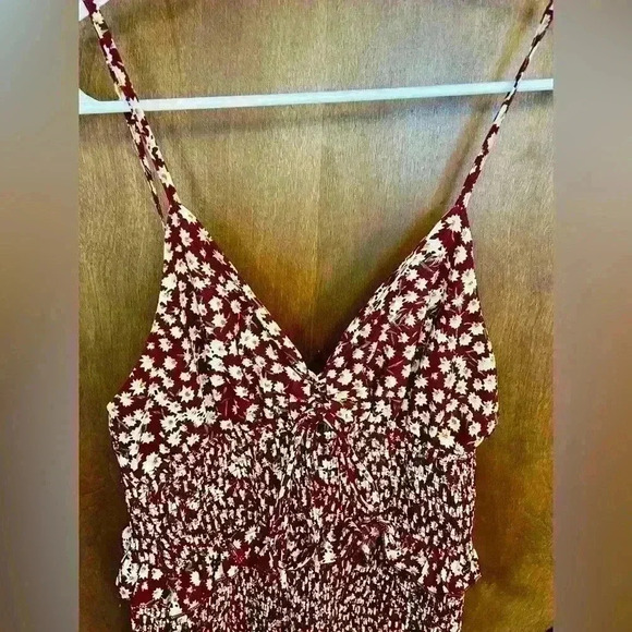 Women’s Long Floral Elastic Maxi Dress - Picture 3 of 5